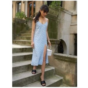 Reformation Crimini dress in Azzurro size 8